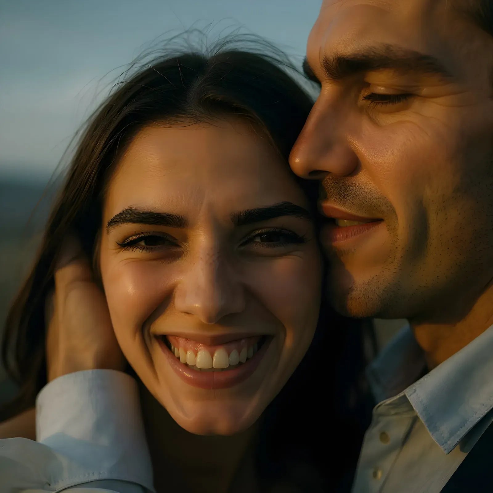 A laughing couple graded as fine art